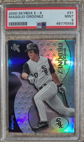 2000 Skybox E-X Magglio Ordonez PSA 9