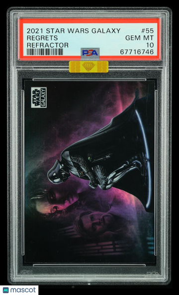 2021 Topps Chrome Star Wars Galaxy Regrets #55 Refractor MBA 10