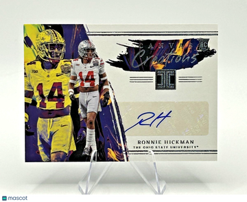 2023 Panini Chronicles Draft Picks Ronnie Hickman #CC-RHI [Base] Rookie Insert Panini Authentic
