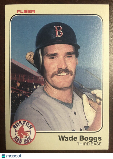 Wade Boggs 1983 Fleer #179 Baseball RC Rookie Card Boston Red Sox Great Cond.