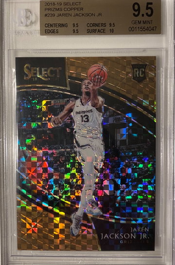 2018-19 select Jaren Jackson Jr Copper Courtside #’d /60 True Gem +