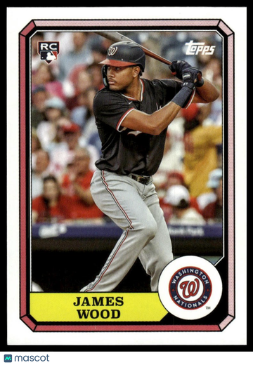 2025 Topps Archives James Wood #87BB-3 1987 Topps Boardwalk and Baseball