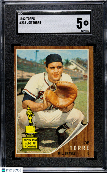 1962 Topps Joe Torre #218 SGC 5