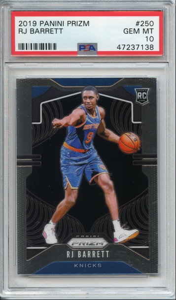 RJ Barrett Prizm PSA 10