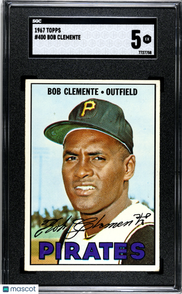 1967 Topps Bob Clemente #400 SGC 5