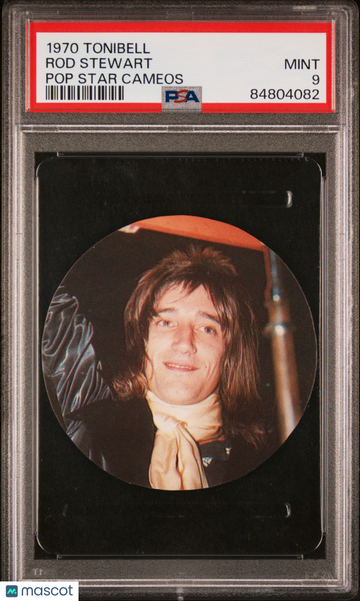 1970 Tonibell Pop Star Cameos Rod Stewart ROOKIE PSA 9