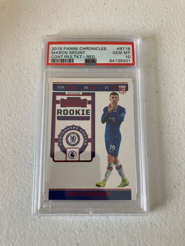 2019 chronicles soccer mason mount rookie ticket tmall psa 10