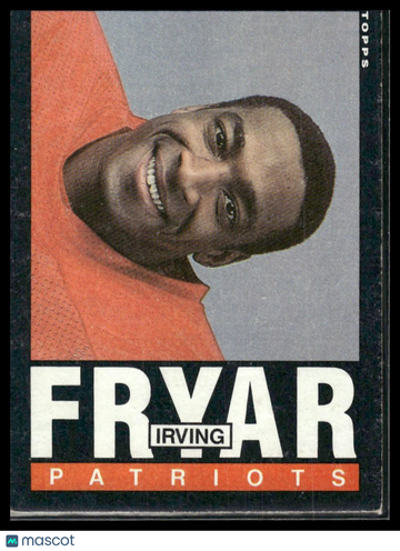 1985 Topps Irving Fryar #325 RC