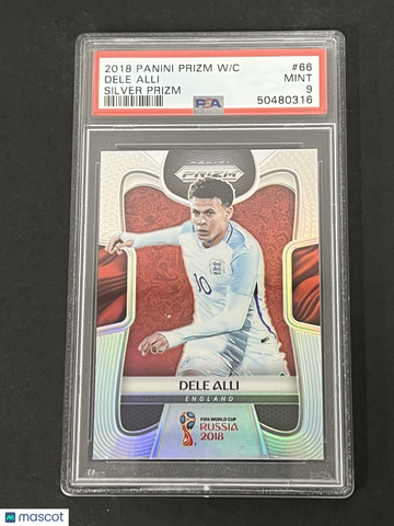 2018 Panini Prizm World Cup Dele Alli #66 Silver PSA 9