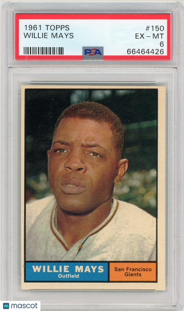 1961 Topps Willie Mays #150 PSA 6