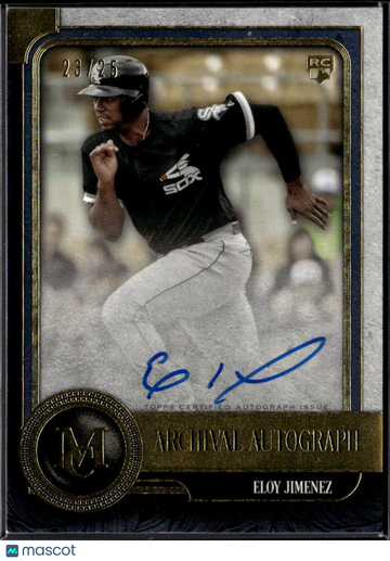 Eloy Jimenez 2019 Topps Museum Collection RC Auto /25 Chicago White Sox