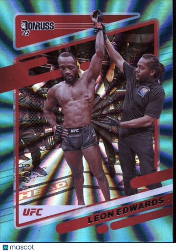 Leon Edwards 2022 Donruss Teal