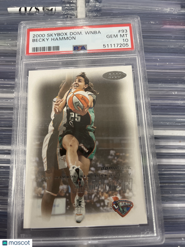 2000 Skybox Dominion WNBA Becky Hammon #93 PSA 10