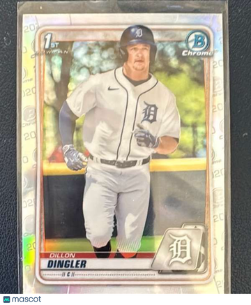 2020 Bowman Draft - Chrome Refractor Dillon Dingler #BD-144
