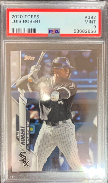 Luis Robert Rookie Card 2020 Topps PSA 9