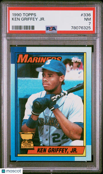 1990 Topps Ken Griffey JR. #336 PSA 7