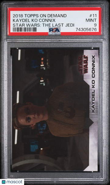 2018 Topps On Demand Star Wars: The Last Jedi Kaydel Ko Connix #11 PSA 9