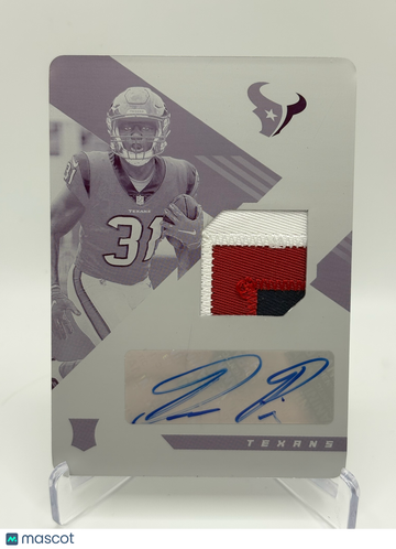 2022 Panini XR Dameon Pierce #RSA-DP Printing Plate Patch