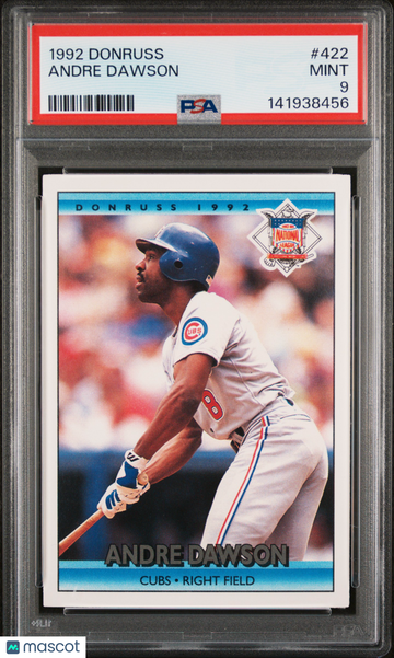 1992 Donruss Andre Dawson #422 PSA 9