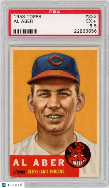 1953 Topps Al Aber #233 PSA 5.5