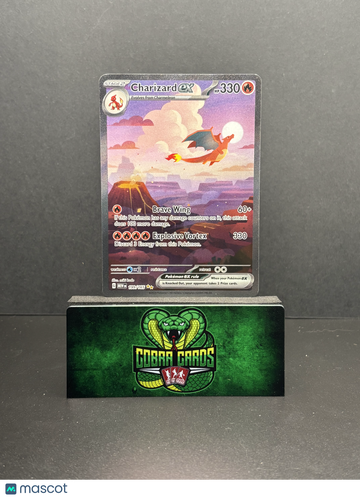 2023 Scarlet & Violet 151 Charizard EX Holo Secret Rare SAR #199/165