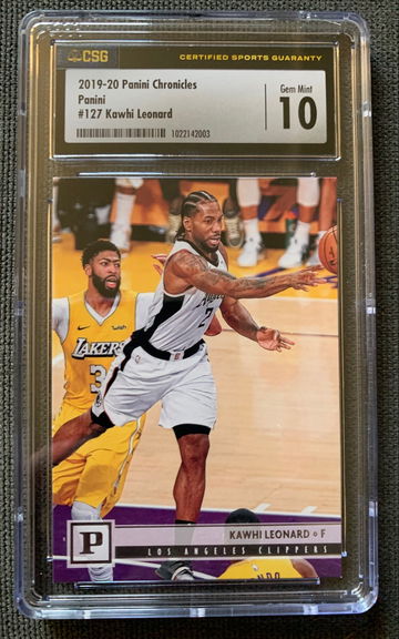 2019 Panini Chronicles Kawhi Leonard CSG 10 GEM MINT