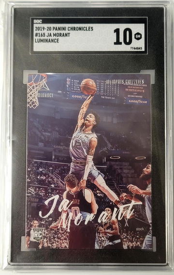 2019-20 Panini Chronicles Luminance RC Ja Morant SGC 10
