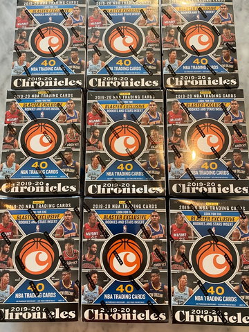 2019-20 Panini Chronicles Blaster Box Lot 9