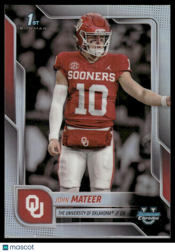 2025 Topps Bowman U Chrome John Mateer #1 Refractor
