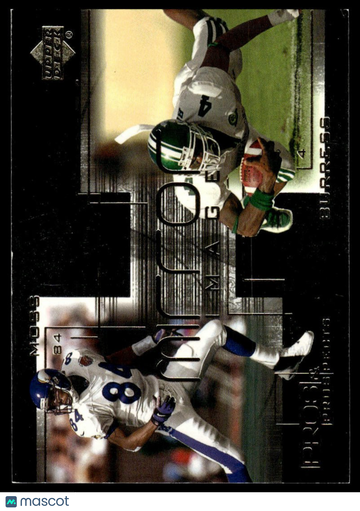 2000 Upper Deck Pros & Prospects Plaxico Burress / Randy Moss #M3 Mirror Image