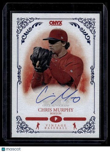 2022 Onyx Vintage Chris Murphy #VACM Autographs Blue AU