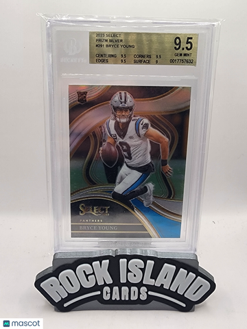 2023 Select Prizm Bryce Young #291 Silver Rookie BGS 9.5