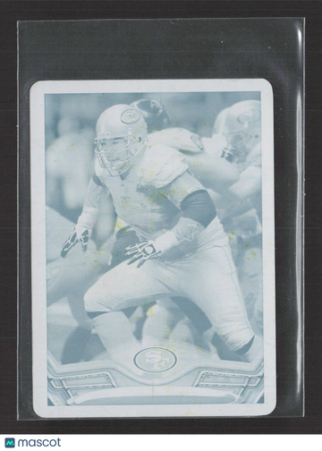 2013 Topps Mini Football Mike Iupati #29 Cyan Printing Plate