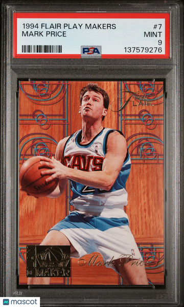 1994 Flair Play Makers Mark Price #7 PSA 9