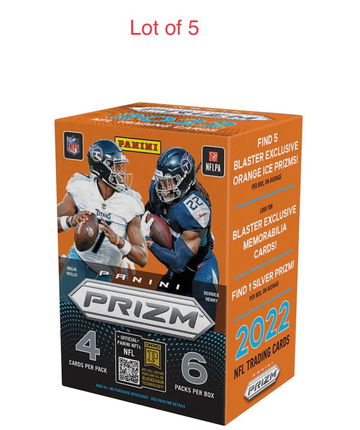 2022 NFL Prizm Fanatics Exclusive Blaster - In Hand