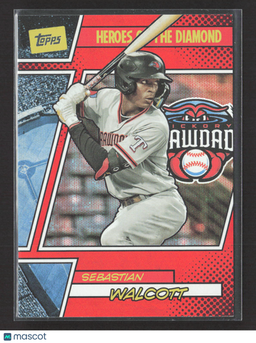 2024 Topps Heroes of the Diamond Sebastian Walcott #HOTD-7 Red /25