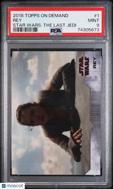 2018 Topps On Demand Star Wars: The Last Jedi Rey #1 PSA 9