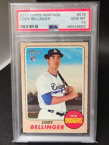2017 Topps Heritage Cody Bellinger Psa 10