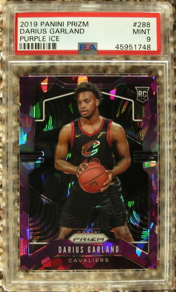 Darius Garland 2019 Prizm #288 Purple Ice /149 PSA 9