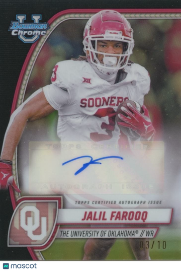 2024 Bowman Jalil Farooq Rookie