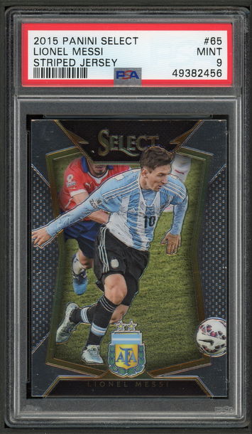 2015 Select #65 Lionel Messi PSA 9