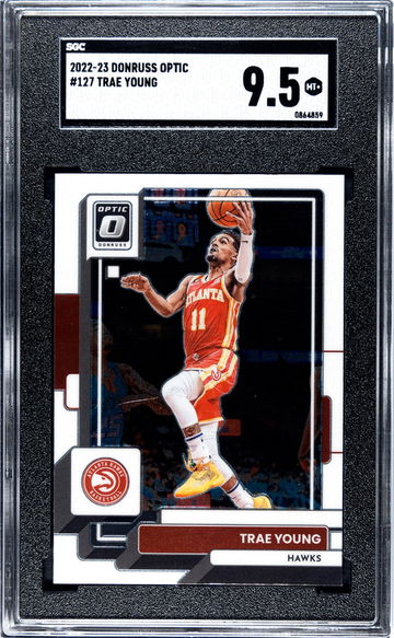 2022-23 Donruss Optic #127 Trae Young SGC 9.5