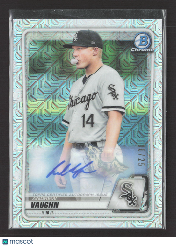 2020 Bowman Chrome Andrew Vaughn #BCP-26 Mojo Refractor