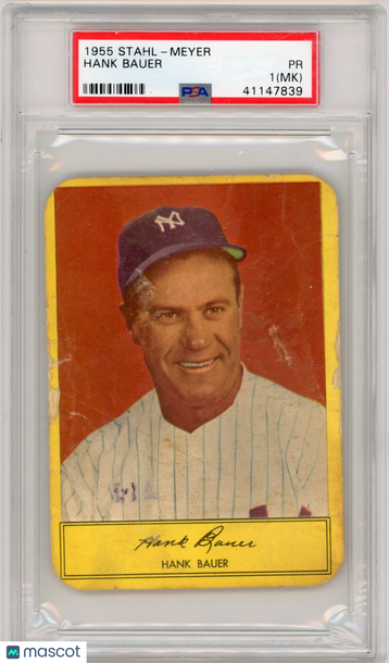 1955 Stahl-Meyer Franks Hank Bauer MK PSA 1