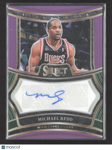 2025 Panini Select Signatures Michael Redd #SIG-RED Prizm 47/75 Auto