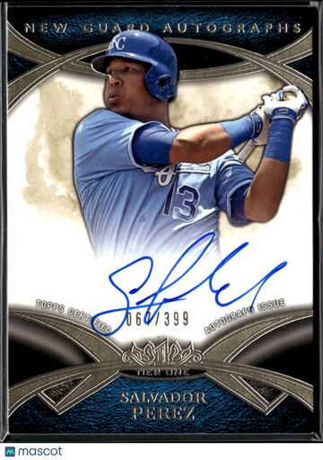 2014 Topps Tier One New Guard Autographs Salvador Perez #NGA-SPE /399