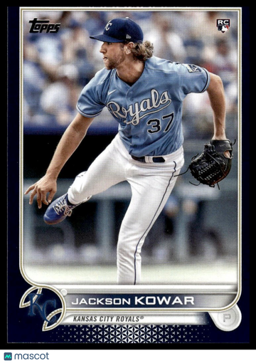 2022 Topps Jackson Kowar #264 Royal Blue RC
