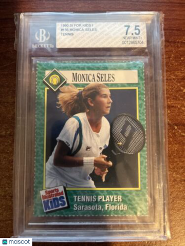 1990 Sports Illustrated for Kids Monica Seles #156 Rookie BGS 7.5