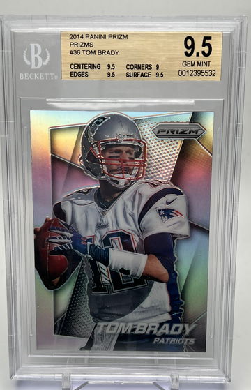 2014 Panini Prizm Tom Brady Silver BGS 9.5
