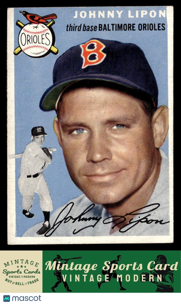 Topps1954 Topps Canadian Johnny Lipon #19
